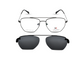 Gunmetal Frame with Grey Smoke Clip-On