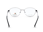 Silver Front with Navy Blue Temples