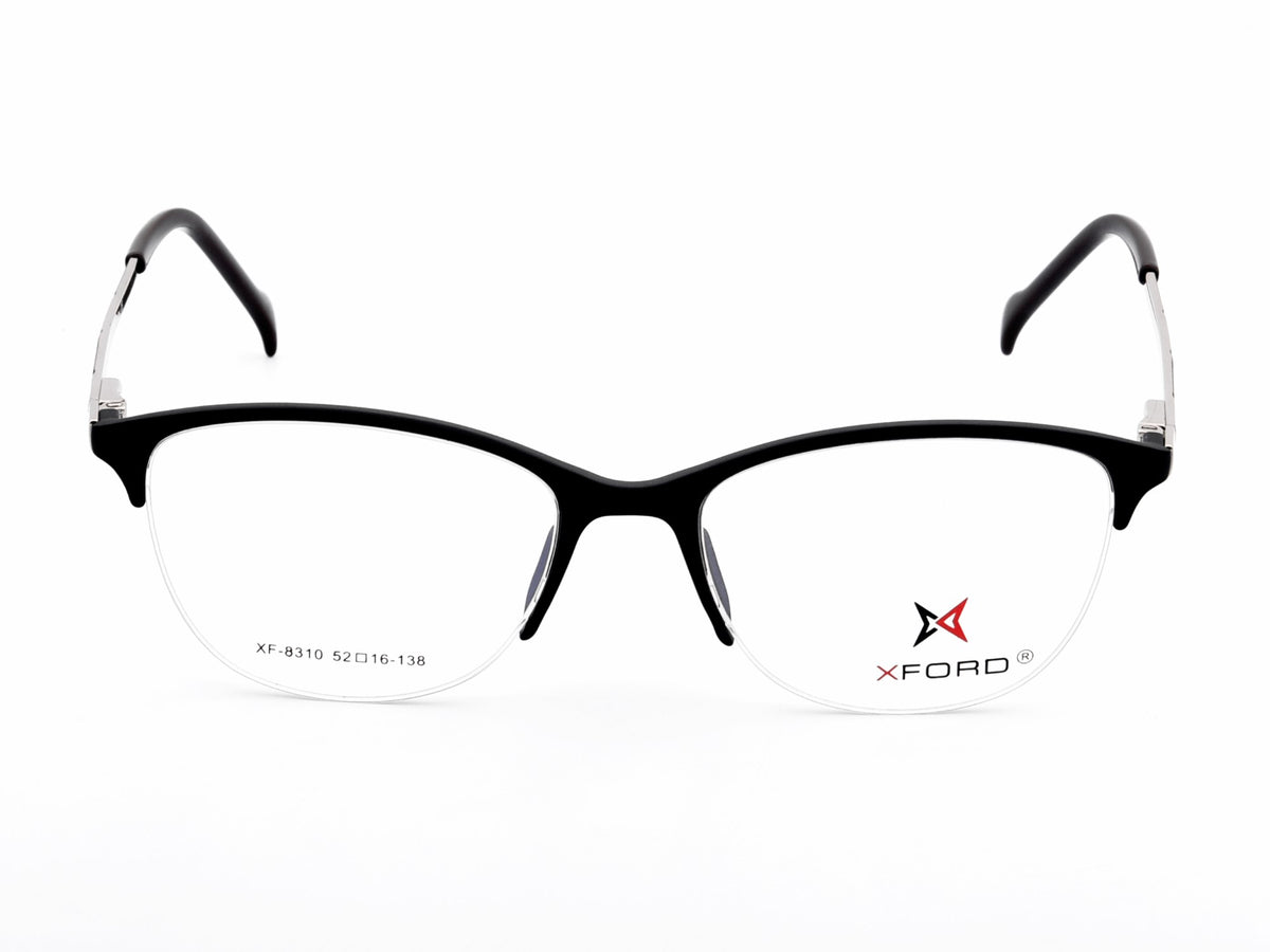 Matte Navy Blue brow-line frame