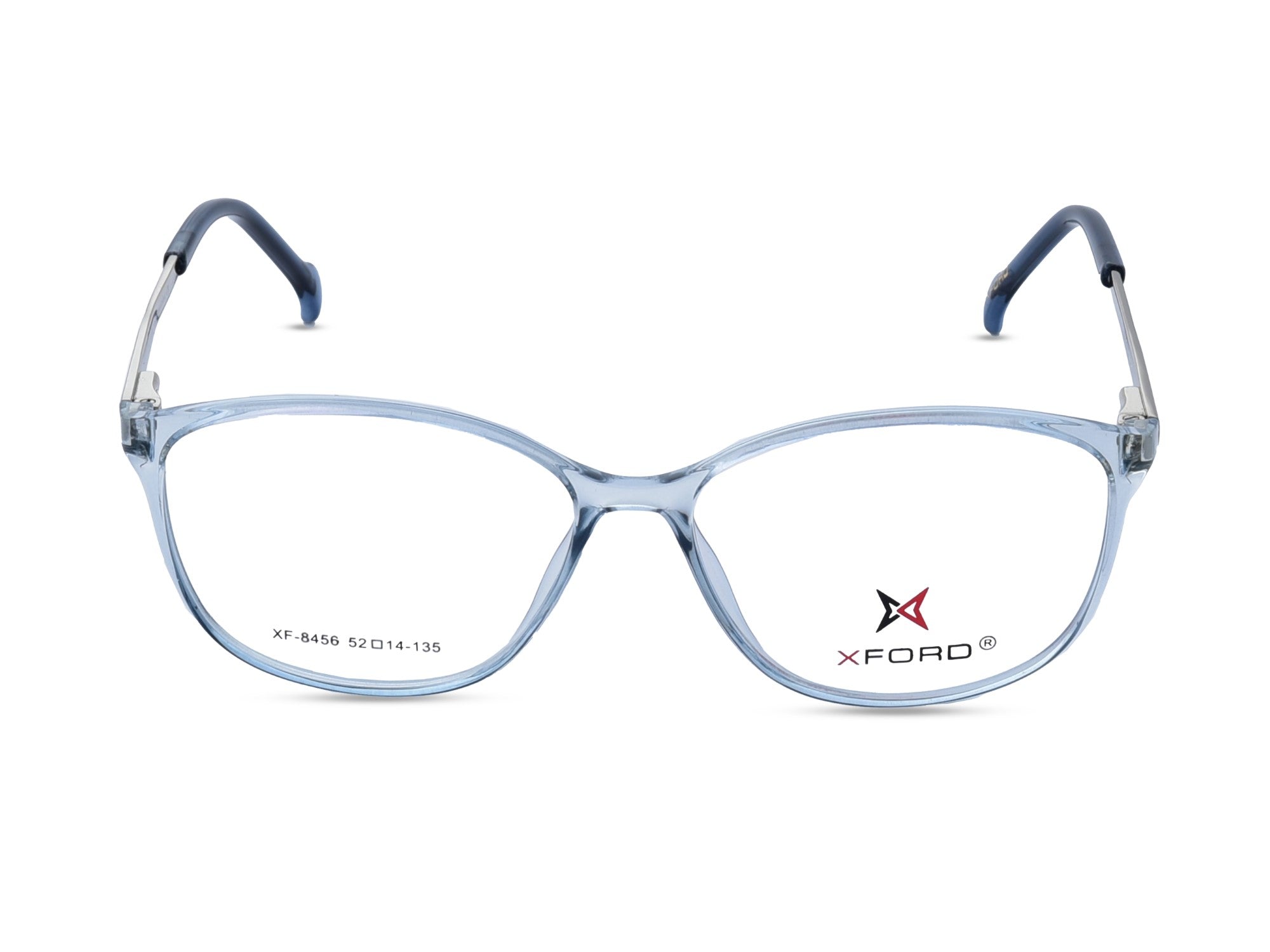 Crystal Blue with Silver-Navy Temples