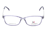 Transparent Purple with Silver Metal Temples
