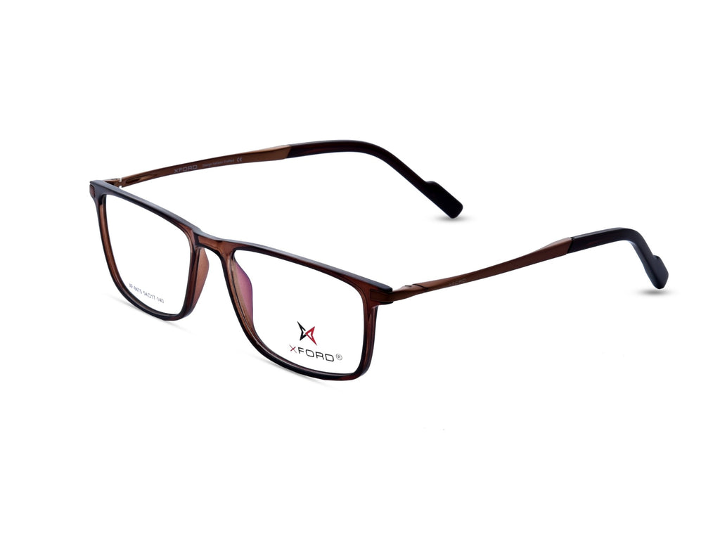 Tortoise Brown with Copper Brown Temples.