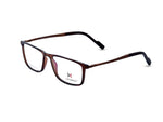 Tortoise Brown with Copper Brown Temples.
