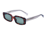 Tortoiseshell with Transparent Clear Temples	