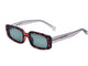 Tortoiseshell with Transparent Clear Temples	
