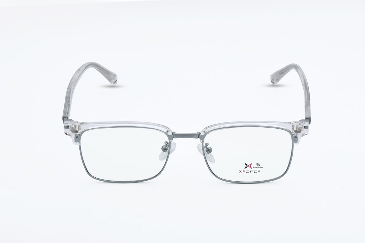 TRANSPARENT WITH SILVER