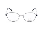 Silver Front with Navy Blue Temples