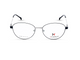 Silver Front with Navy Blue Temples