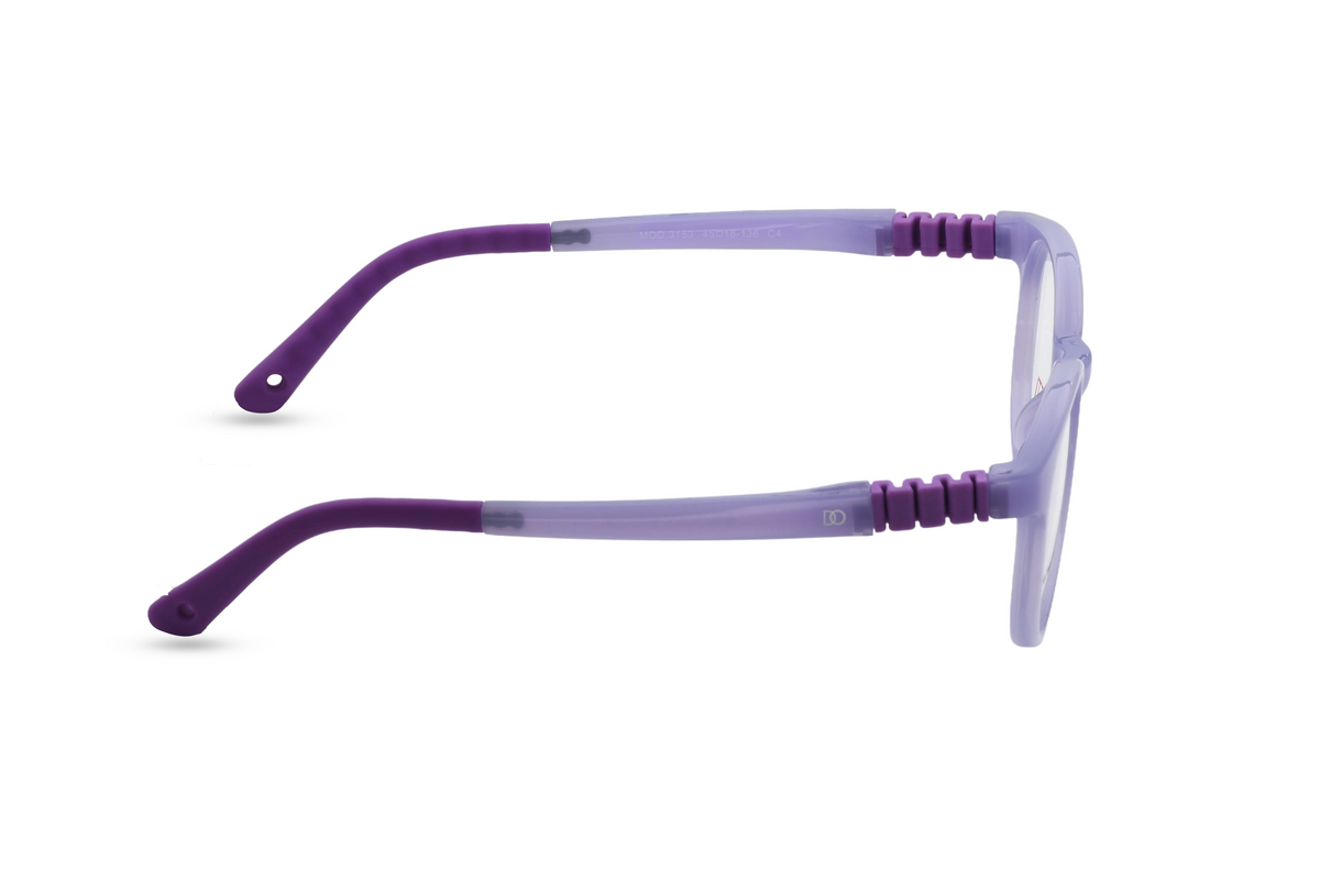 Soft Lavender with Deep Purple Temples