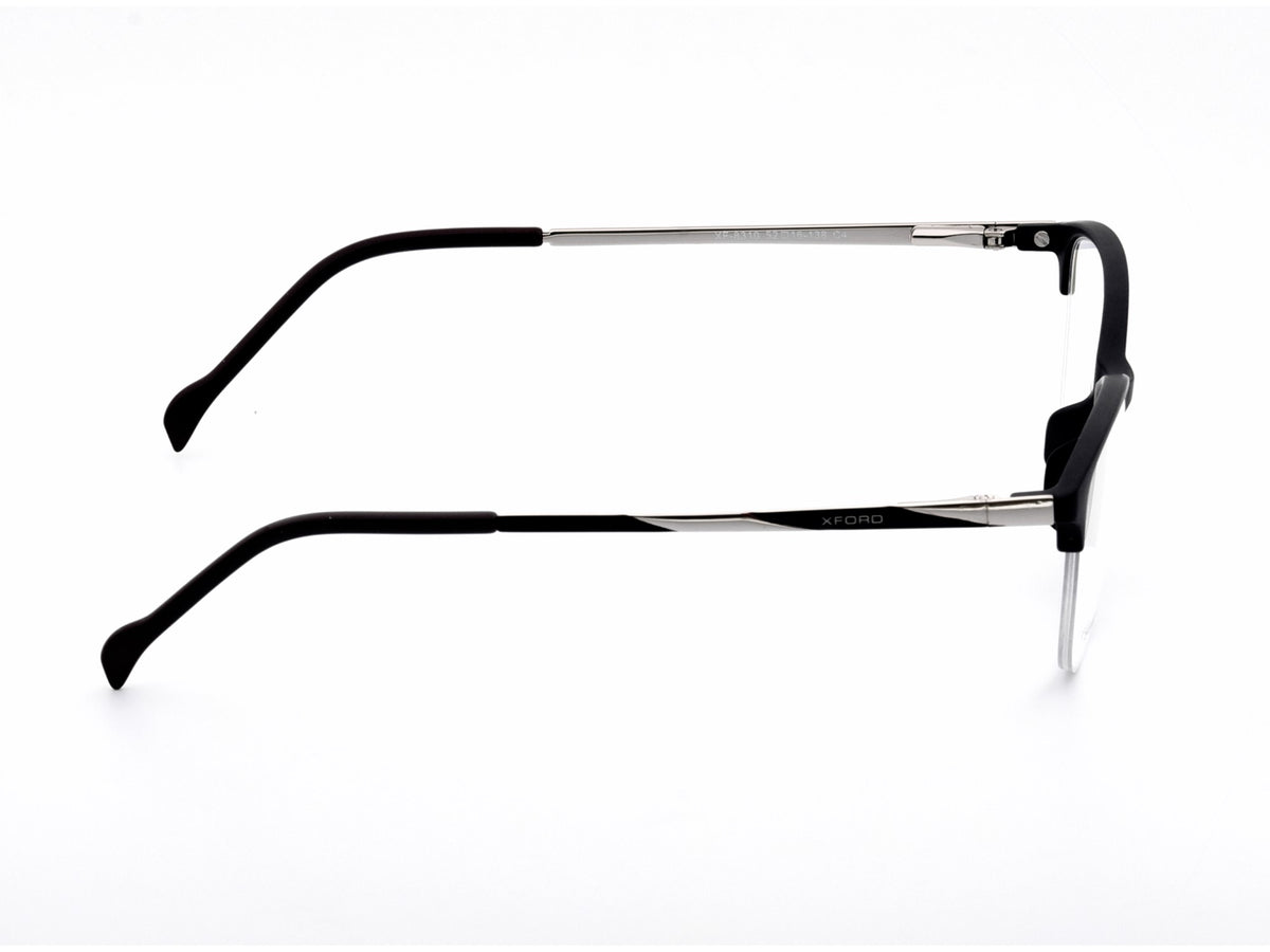 Matte Navy Blue brow-line frame