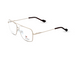 Matte Gold Front with Black Temples