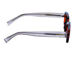 Tortoiseshell with Transparent Clear Temples	