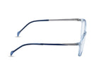 Crystal Blue with Silver-Navy Temples