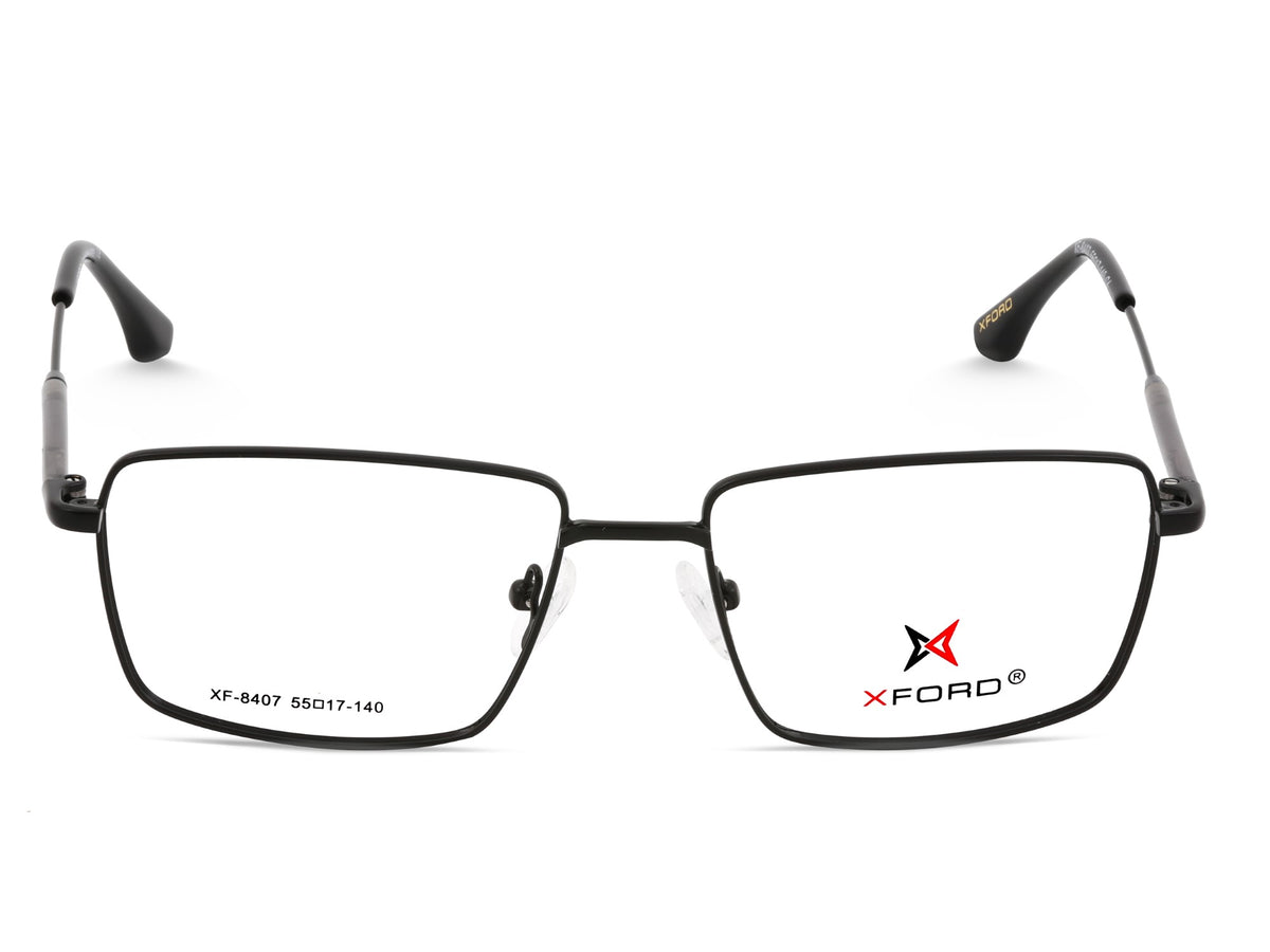 Matte Black & Gunmetal Grey Temples