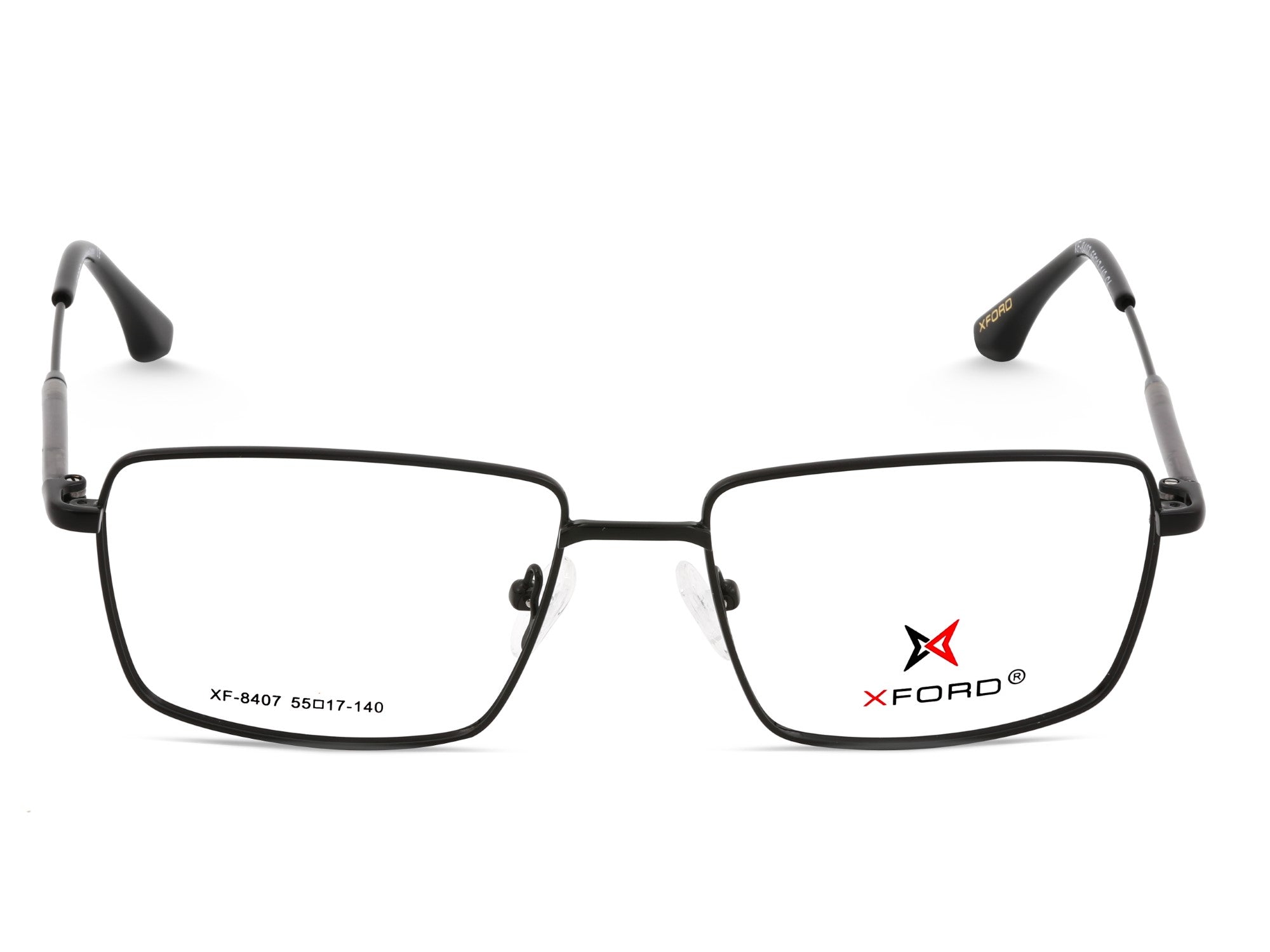 Matte Black & Gunmetal Grey Temples