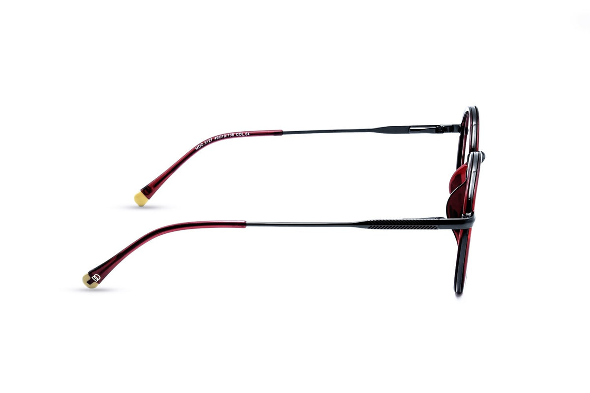 GUN METAL WINE RED