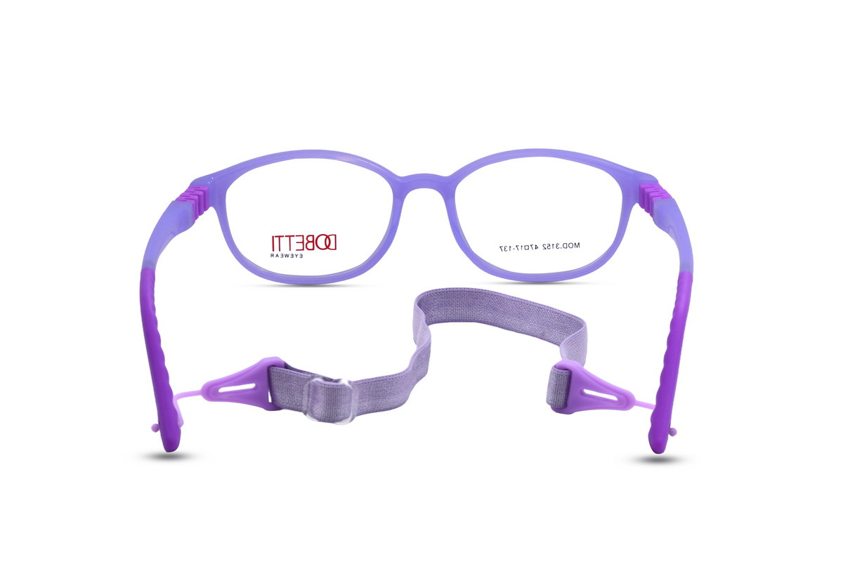 Soft Lavender with Deep Purple Temples