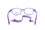 Soft Lavender with Deep Purple Temples