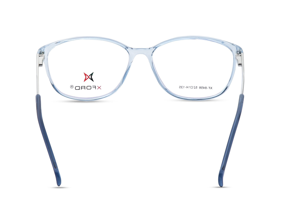 Crystal Blue with Silver-Navy Temples