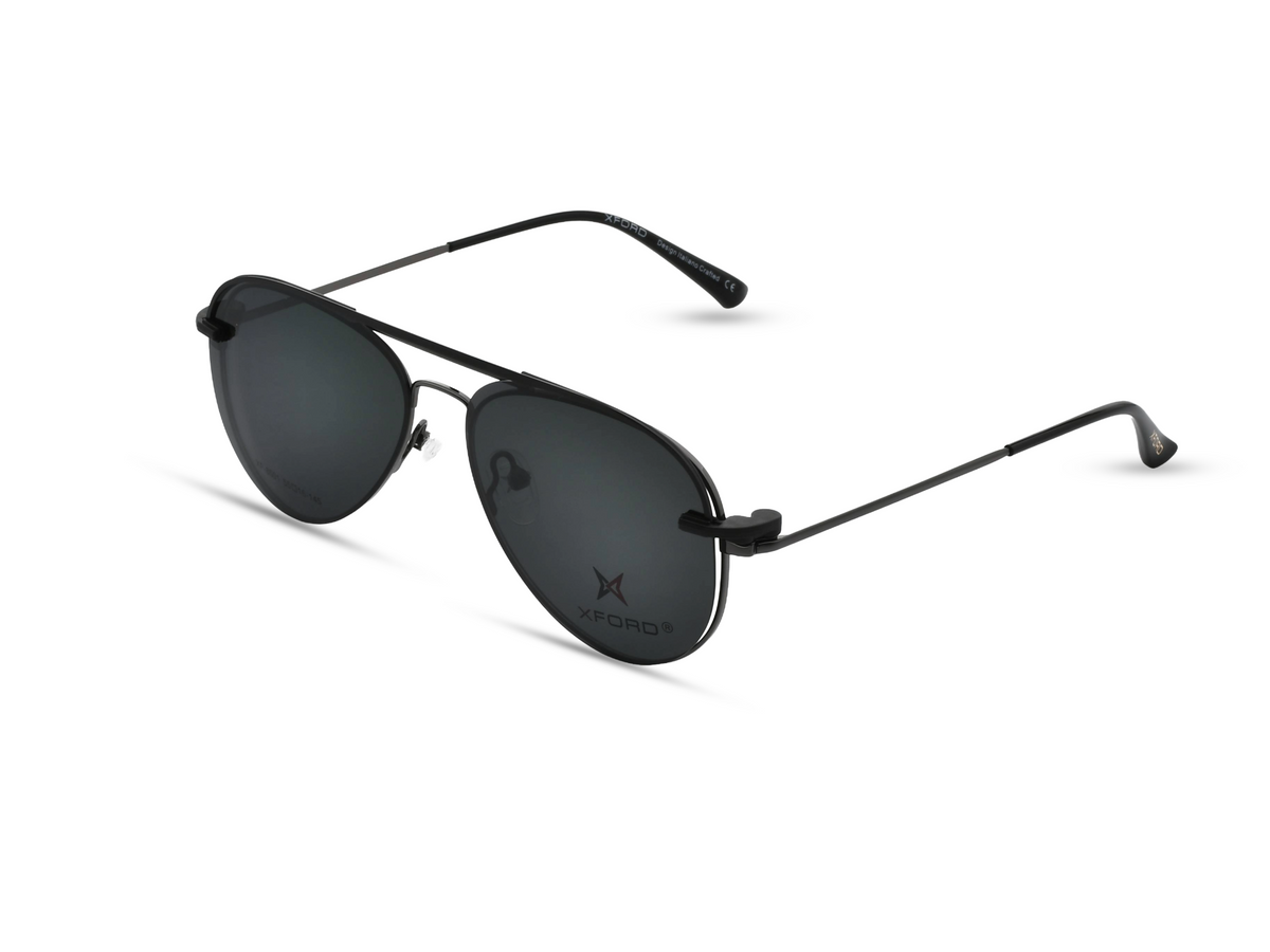 Gunmetal with Black Clip-On