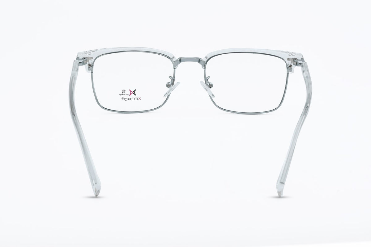 TRANSPARENT WITH SILVER