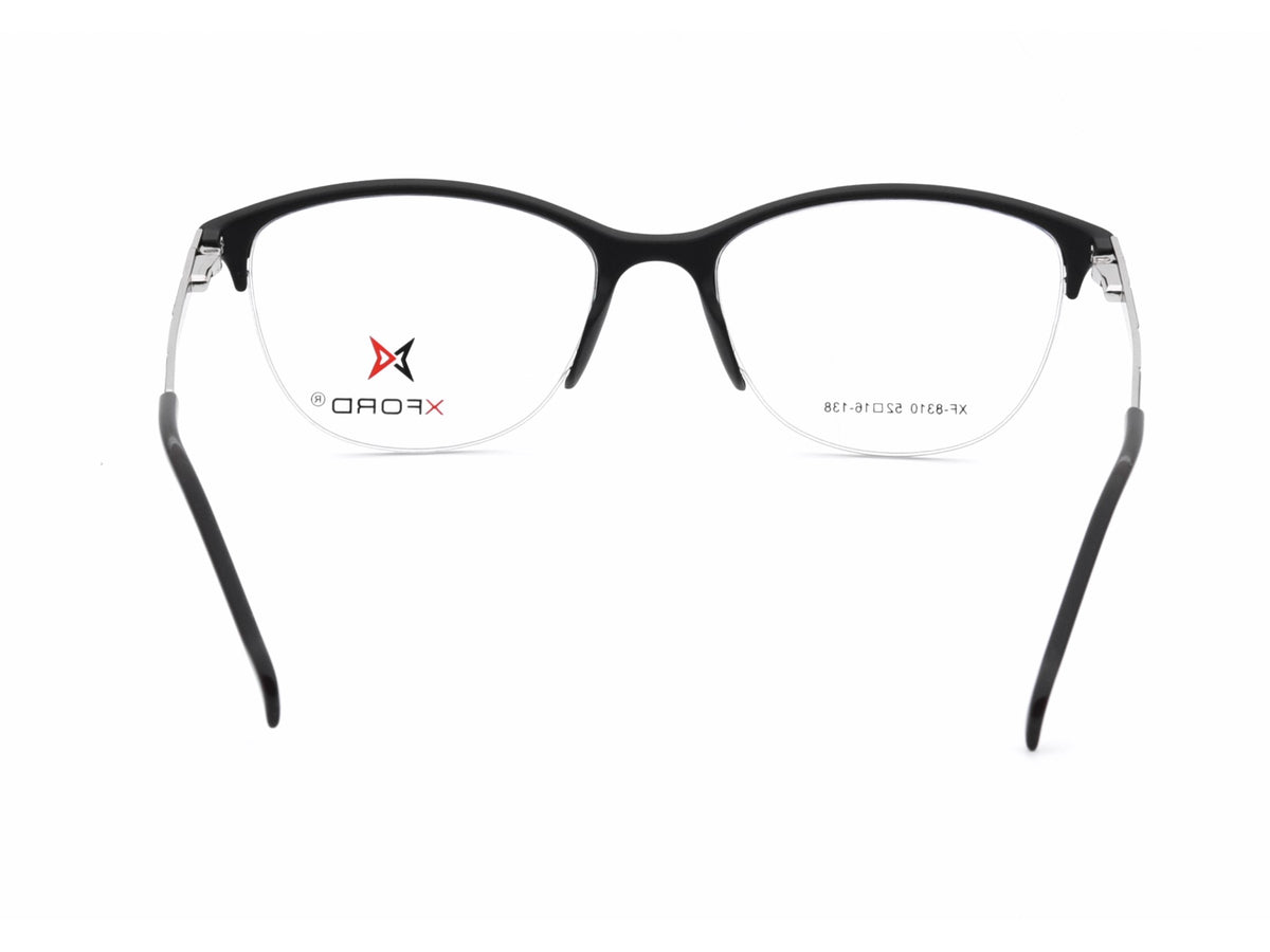 Matte Navy Blue brow-line frame