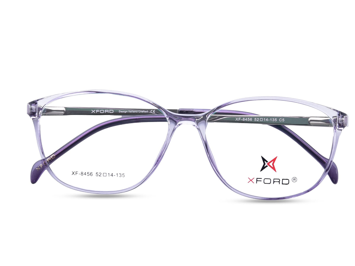 Crystal Lavender with Silver-Purple Temples