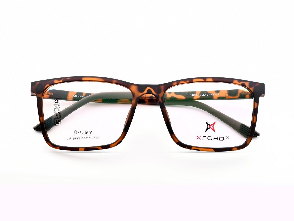 Brown Havana Frame with Dark brown Clip-On