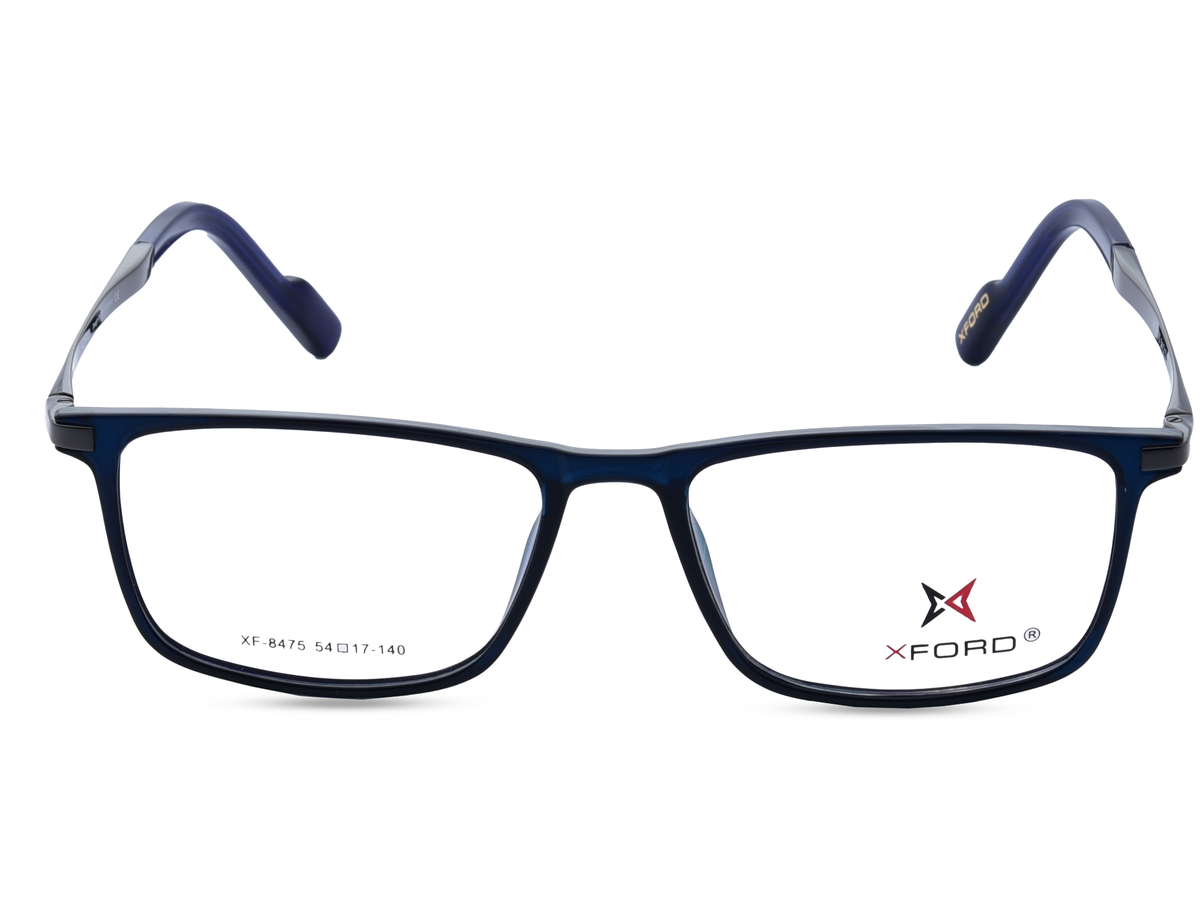 Transparent Blue with Gunmetal Grey Temples