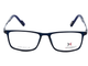 Transparent Blue with Gunmetal Grey Temples