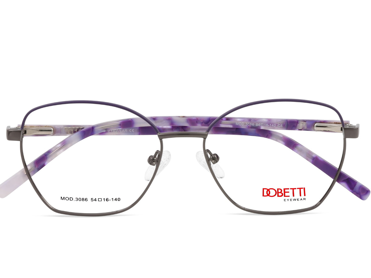 Gunmetal Grey & Deep Purple