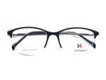 Glossy Deep Blue brow-line frame
