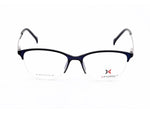 Glossy Deep Blue brow-line frame
