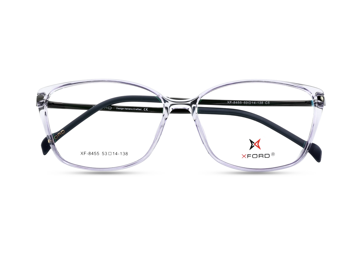 Crystal Lavender with Black Temples