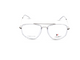 Crystal Clear Front with Silver Temples