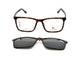 Brown Havana Frame with Dark brown Clip-On