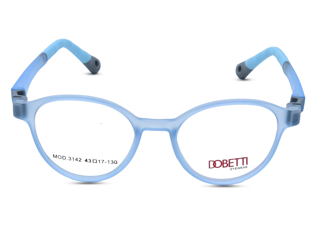 Two-Tone Frosted Blue and Grey