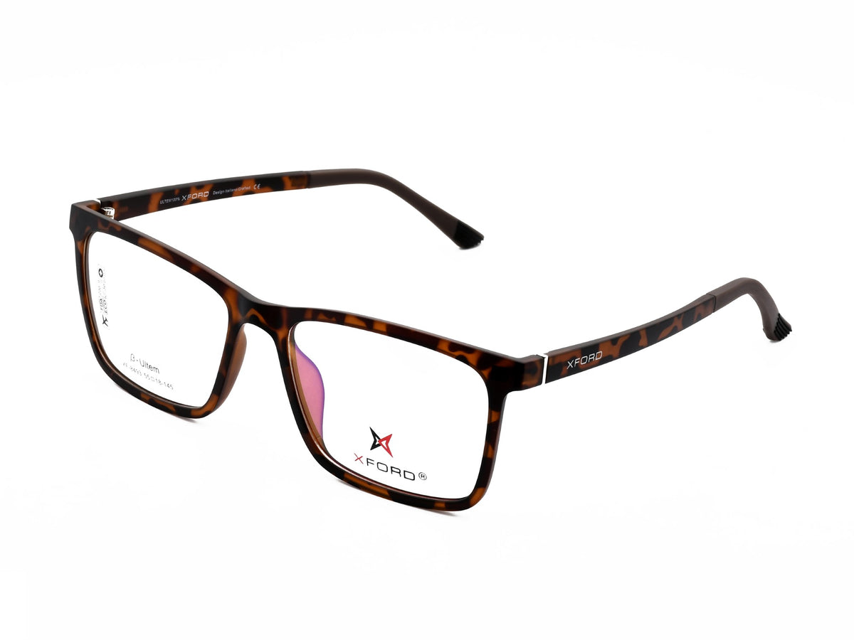 Brown Havana Frame with Dark brown Clip-On