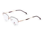 Rose Gold with Brown Temples