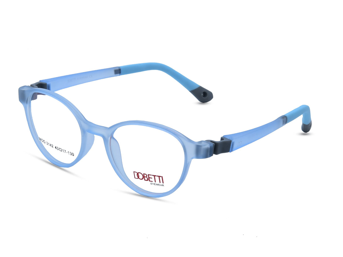 Two-Tone Frosted Blue and Grey