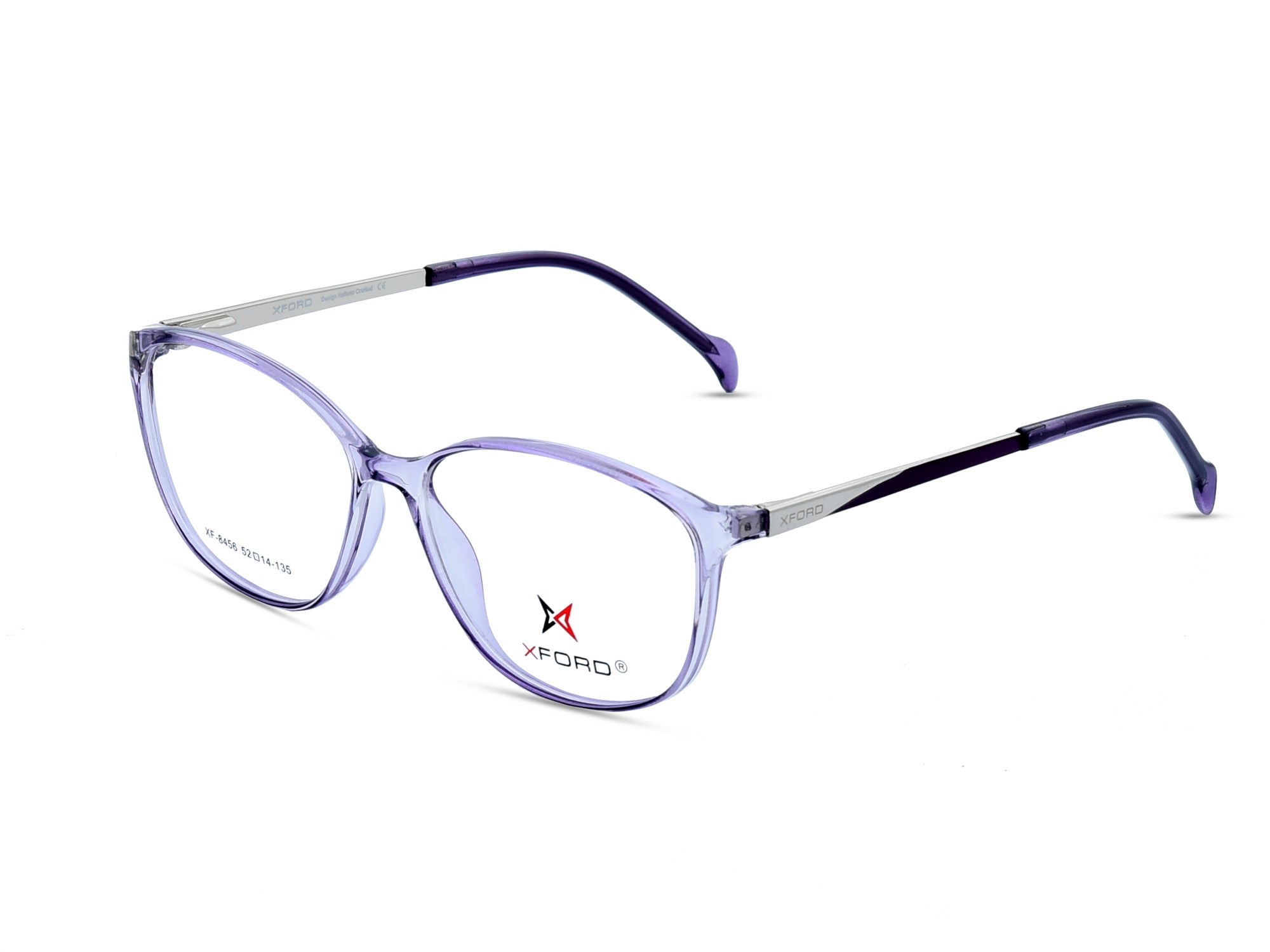 Crystal Lavender with Silver-Purple Temples
