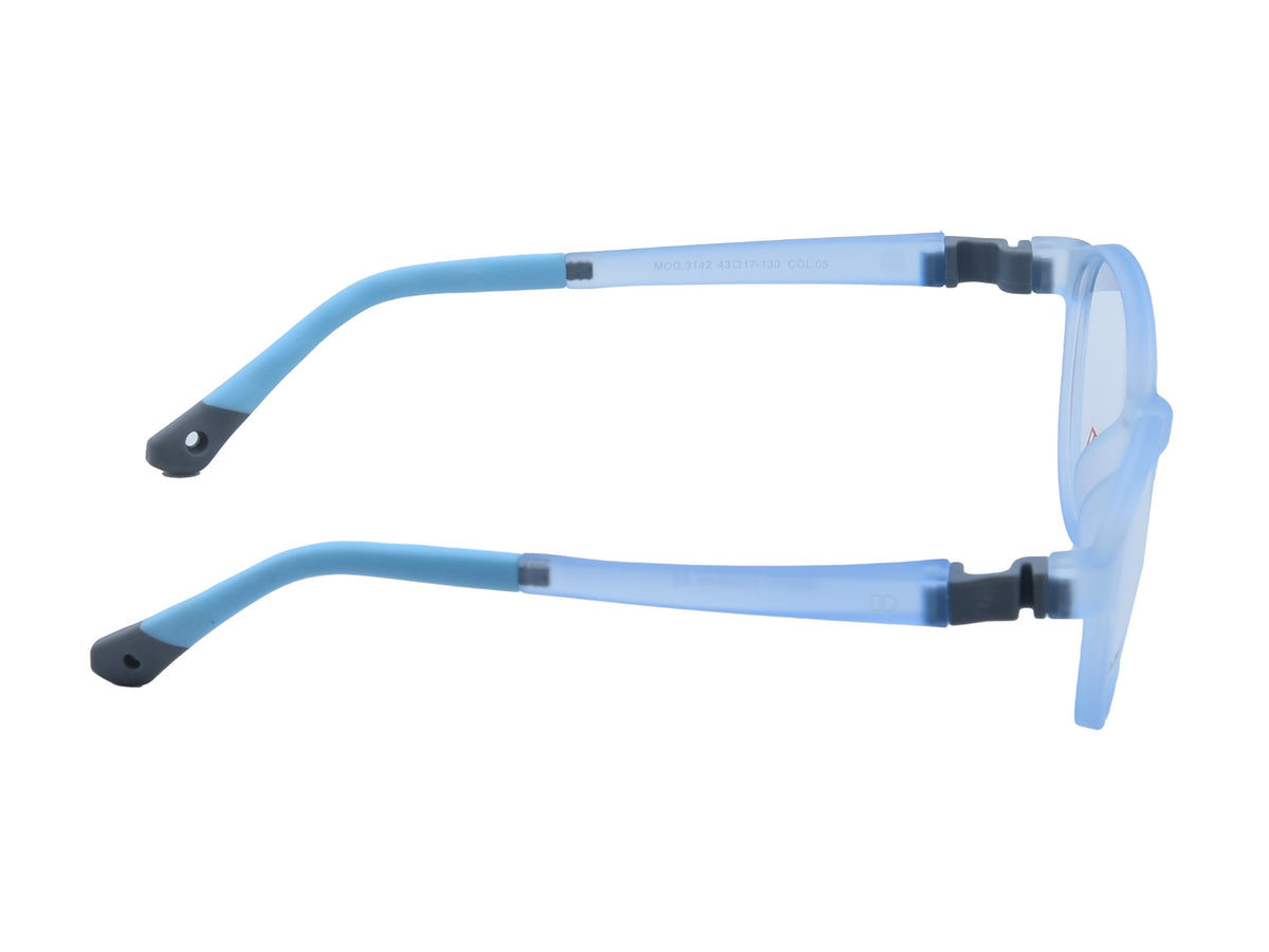 Two-Tone Frosted Blue and Grey