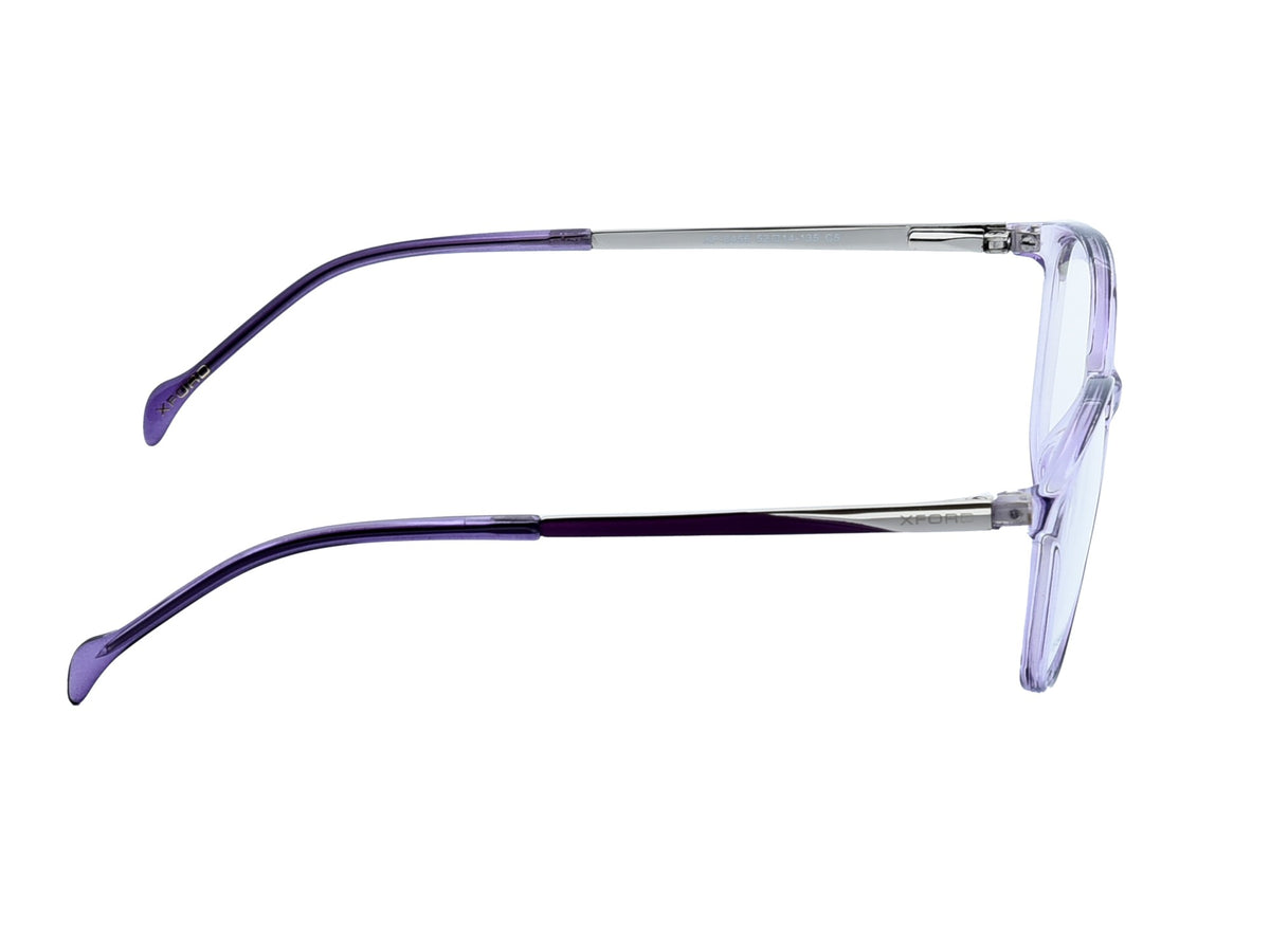 Crystal Lavender with Silver-Purple Temples
