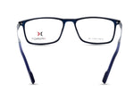 Transparent Blue with Gunmetal Grey Temples.