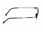 Glossy Deep Blue brow-line frame