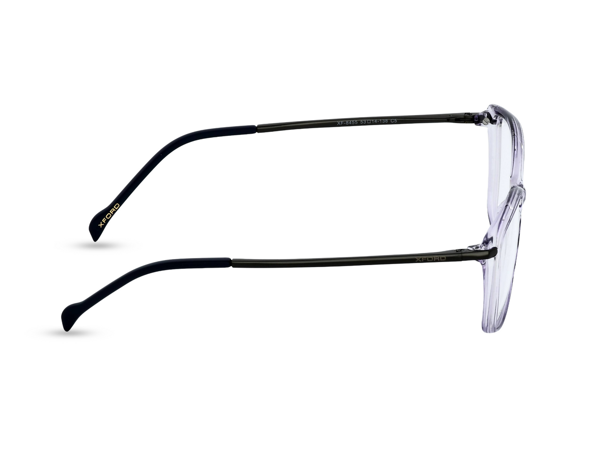Crystal Lavender with Black Temples