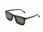 Brown Havana Frame with Dark brown Clip-On