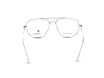 Crystal Clear Front with Silver Temples