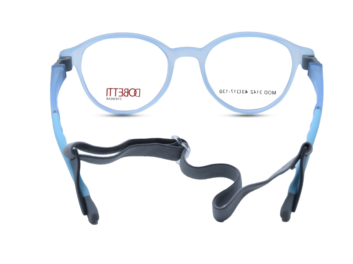 Two-Tone Frosted Blue and Grey