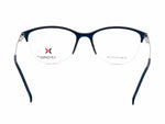 Glossy Deep Blue brow-line frame